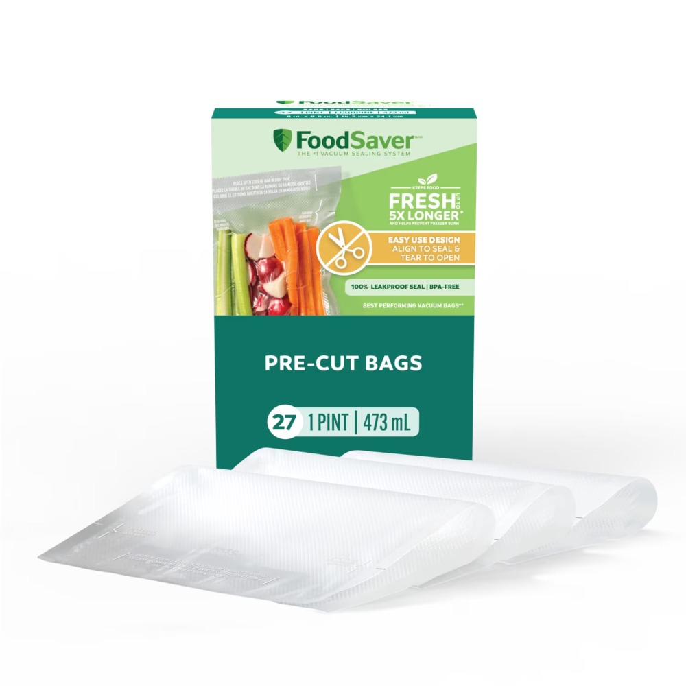 Meal Prep Vacuum Seal - Sacchetti sottovuoto FoodSaver da 1 litro,