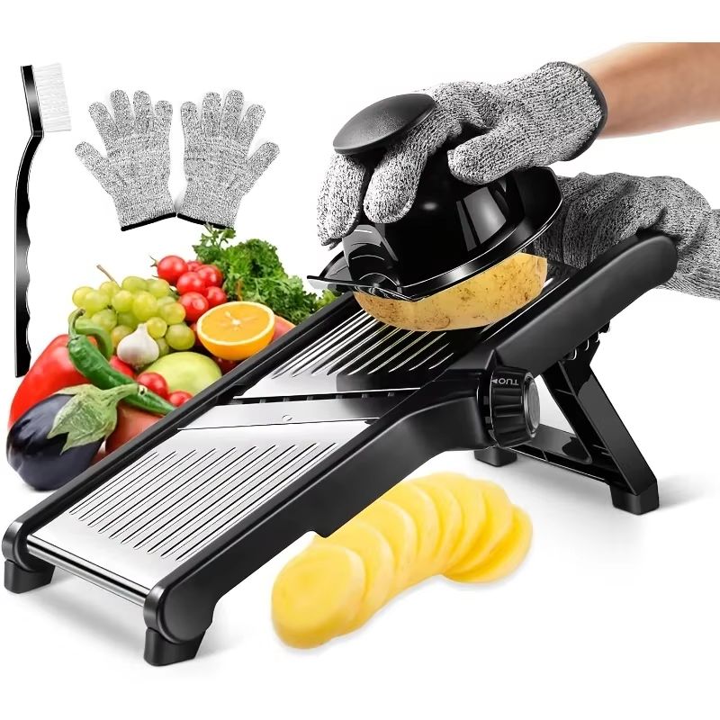Mandoline Slicer Guard - Affettatrice per mandolina in acciaio inossidabile
