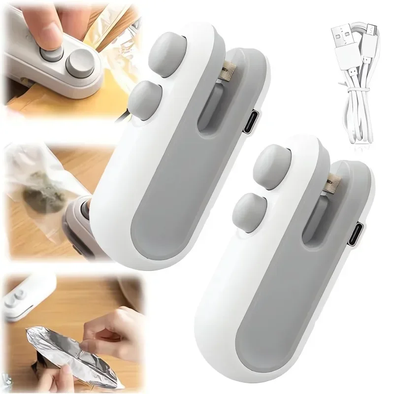 Meal Prep Vacuum Seal - Mini Sigillatore 2 in 1 Sigillatura