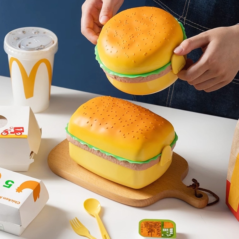 Meal Prep Lunch Boxes - Scatola per il pranzo per hamburger