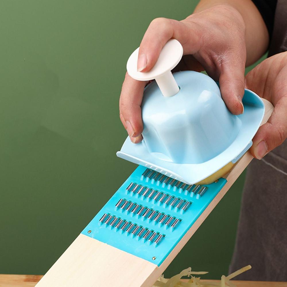 Mandoline Slicer Guard - Protezione Antitaglio Robusta per Grattugia, Supporto