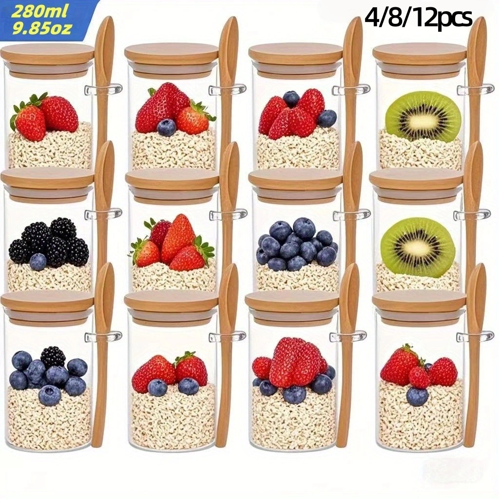 4/8/12 pezzi, tazze per colazi - Meal Prep Yogurt Containers recensione e prezzo