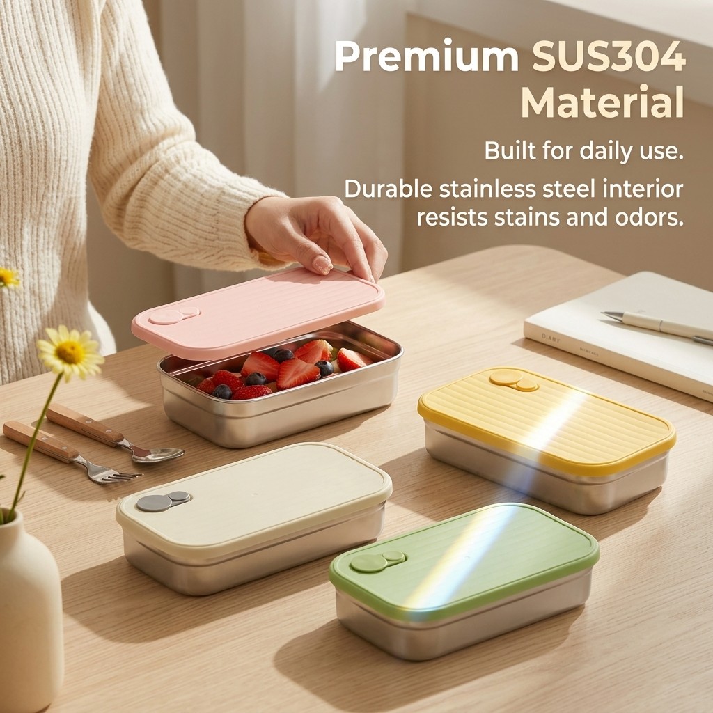 Contenitore per Pranzo in Acci - Meal Prep Lunch Boxes recensione e prezzo
