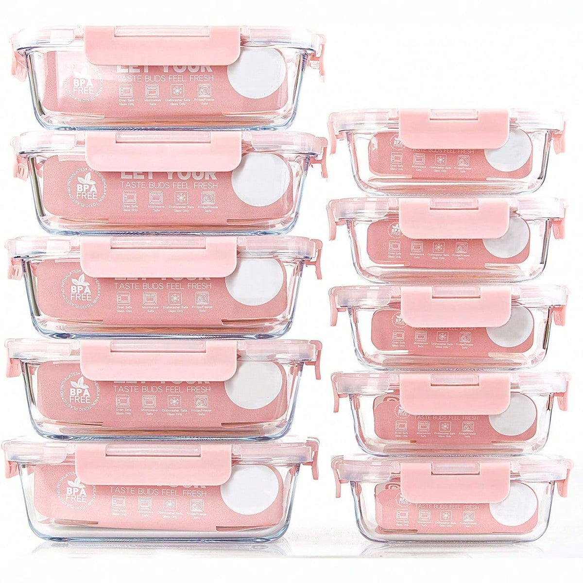 Confezione da 10 contenitori i - Meal Prep Lunch Boxes recensione e prezzo