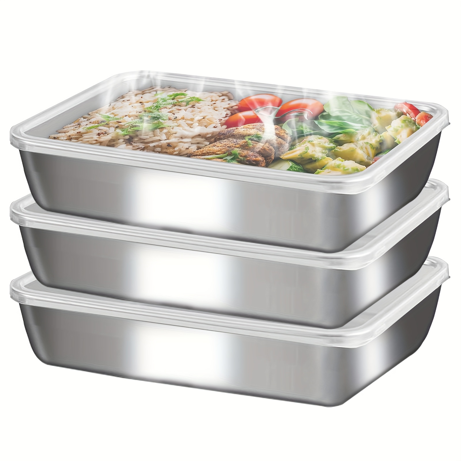 Set di 3 Contenitori per Alime - Meal Prep Lunch Boxes recensione e prezzo