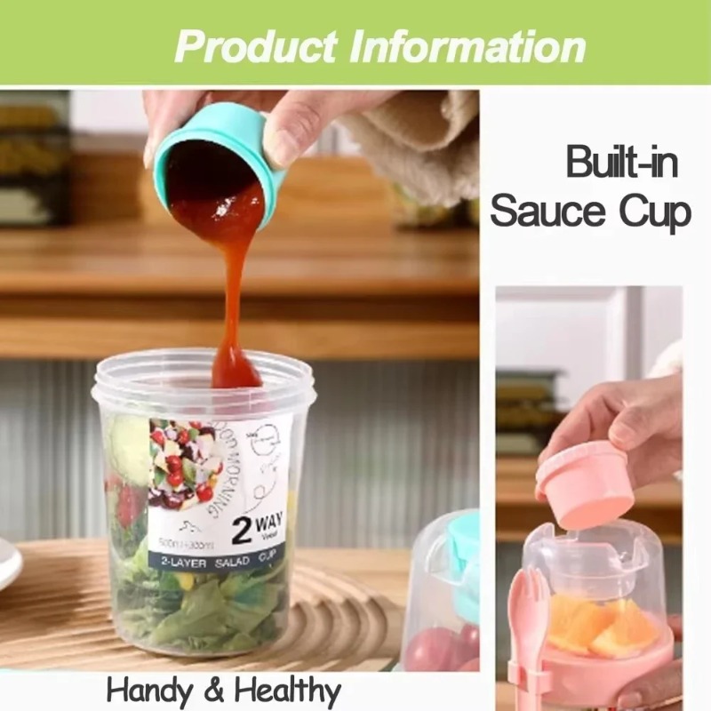 Tazza per insalata portatile T - Meal Prep Yogurt Containers recensione e prezzo