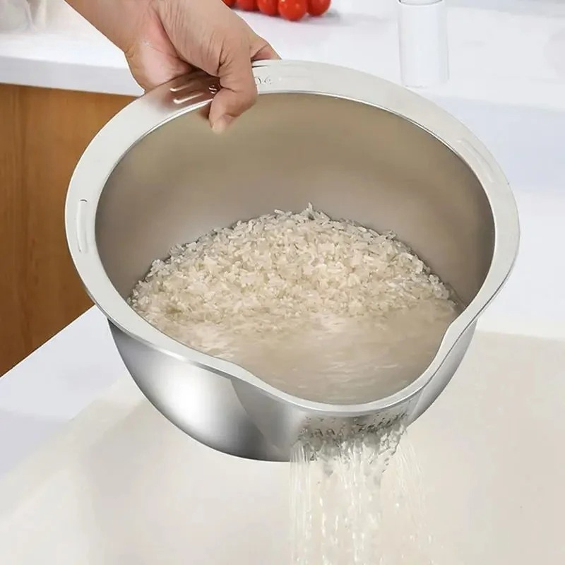 Ciotola Scolapasta in Acciaio  - Meal Prep With Rice recensione e prezzo