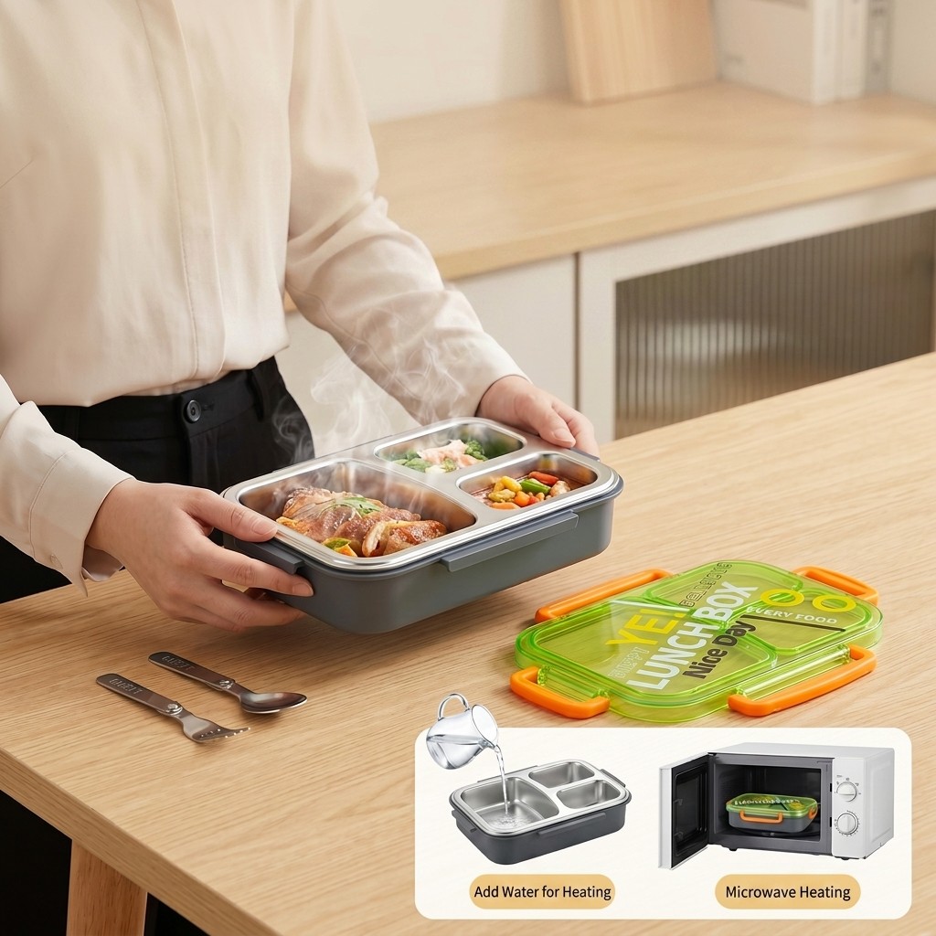 Contenitore per Pranzo in Acci - Meal Prep Lunch Boxes recensione e prezzo