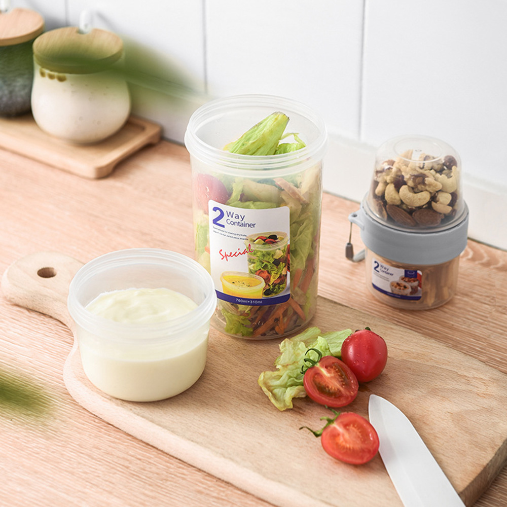 2 strati Yogurt Insalata Scato - Meal Prep Yogurt Containers recensione e prezzo