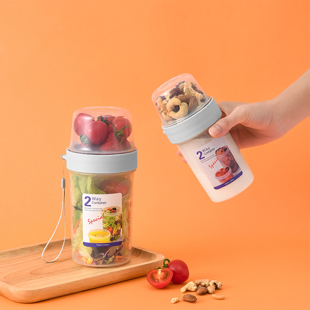 2 strati Yogurt Insalata Scato - Meal Prep Yogurt Containers recensione e prezzo