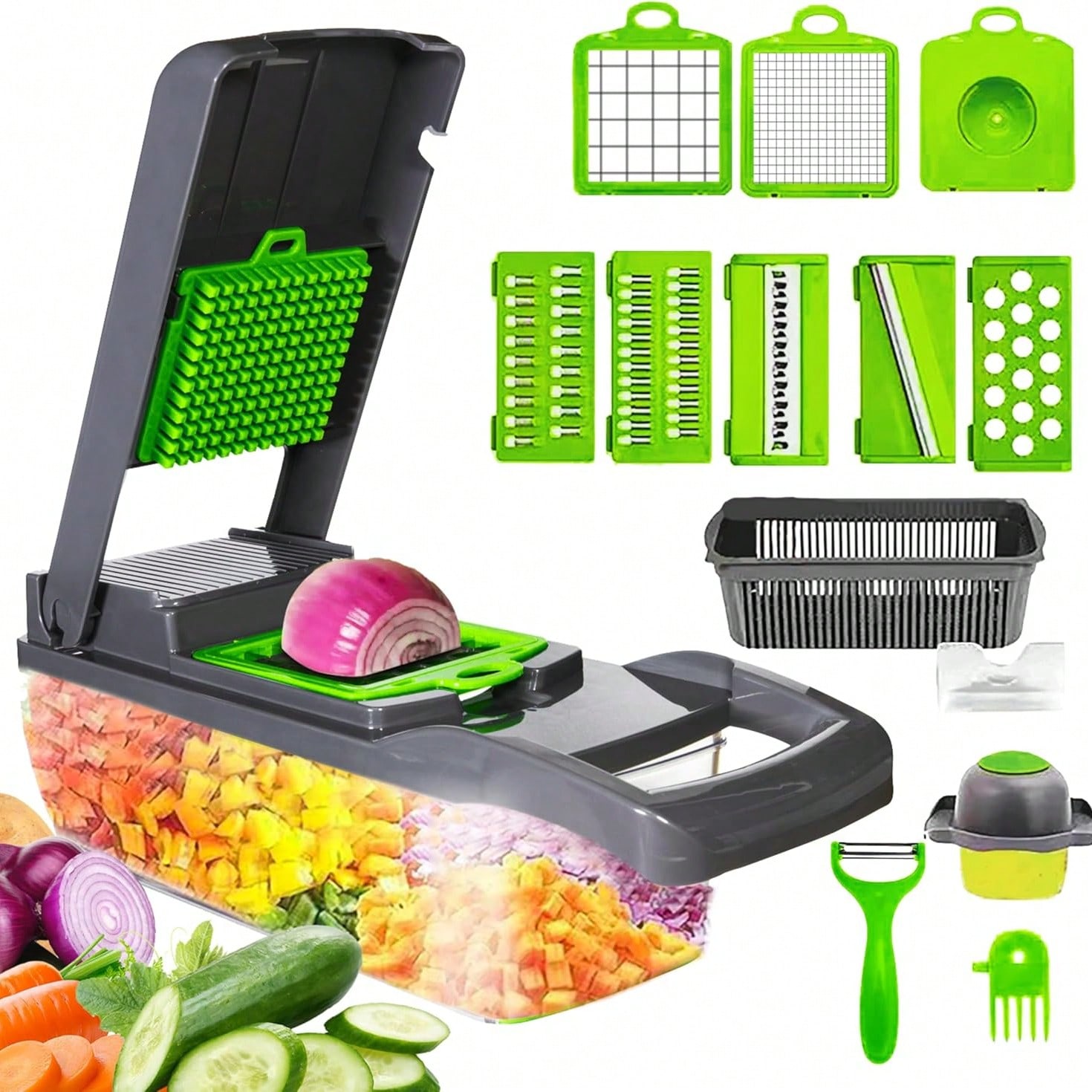 Tritatutto Multifunzione 15-in - Mandoline Slicer Guard recensione e prezzo